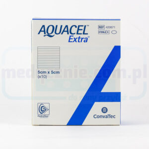 Aquacel Extra 5*5cm medicazione in idrofibra 1pc